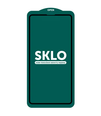 Захисне скло SKLO 5D (full glue) (тех.пак) для Apple iPhone 13/13 Pro (6.1 ") Чорний