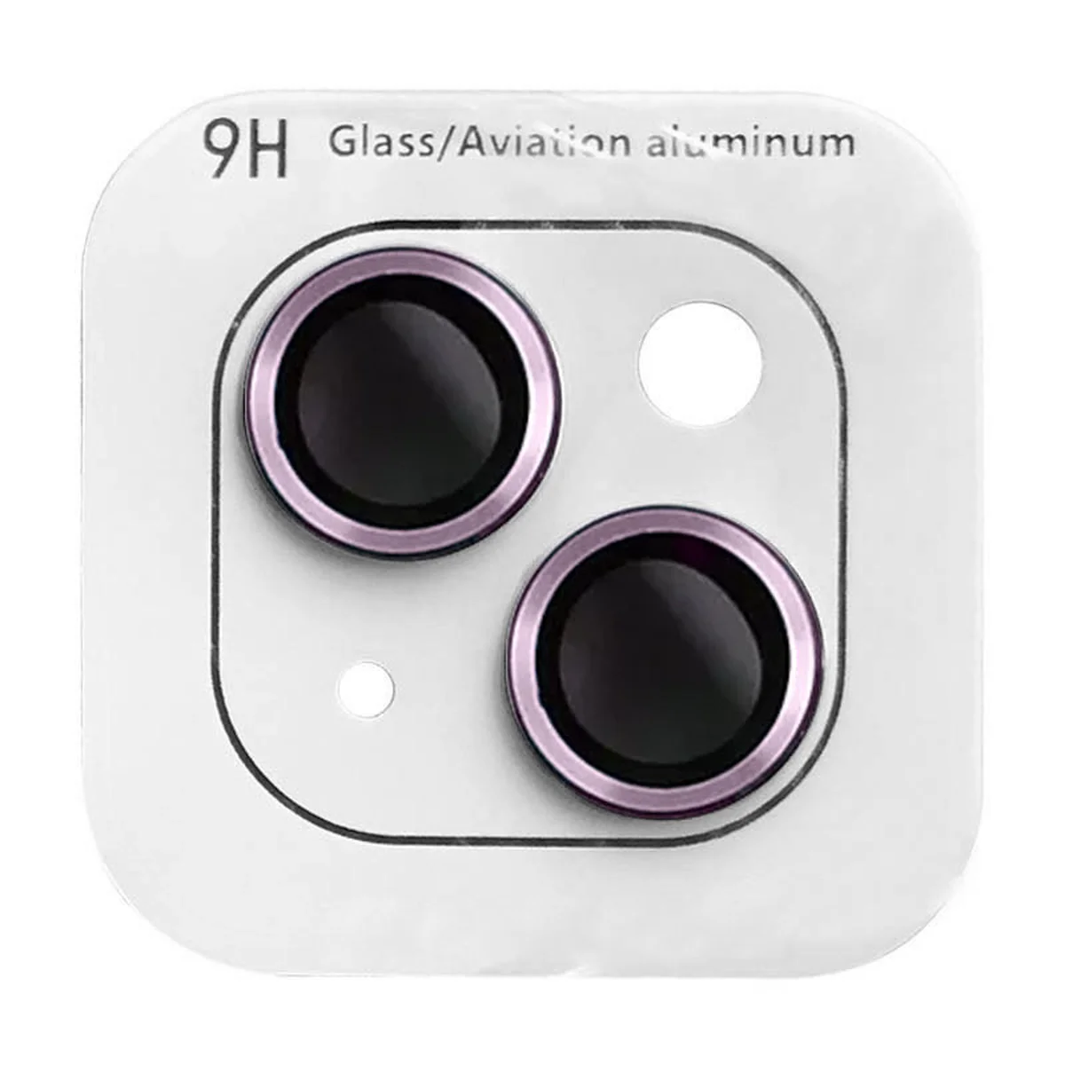 Захисне скло Metal Classic на камеру (в упак.) Apple iPhone 14 (6.1") / 14 Plus (6.7") Фіолетовий / Purple