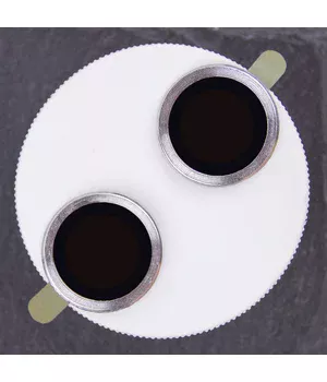 Захисне скло Metal Classic на камеру (в упак.) Apple iPhone 14 (6.1") / 14 Plus (6.7") Срібний / Silver