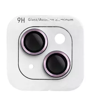 Захисне скло Metal Classic на камеру (в упак.) Apple iPhone 14 (6.1") / 14 Plus (6.7") Фіолетовий / Purple