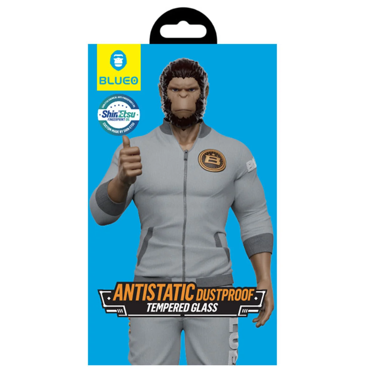 Защитное 2.5D стекло Blueo Silk Full Cover HD для Apple iPhone 14 Pro (6.1") Черный