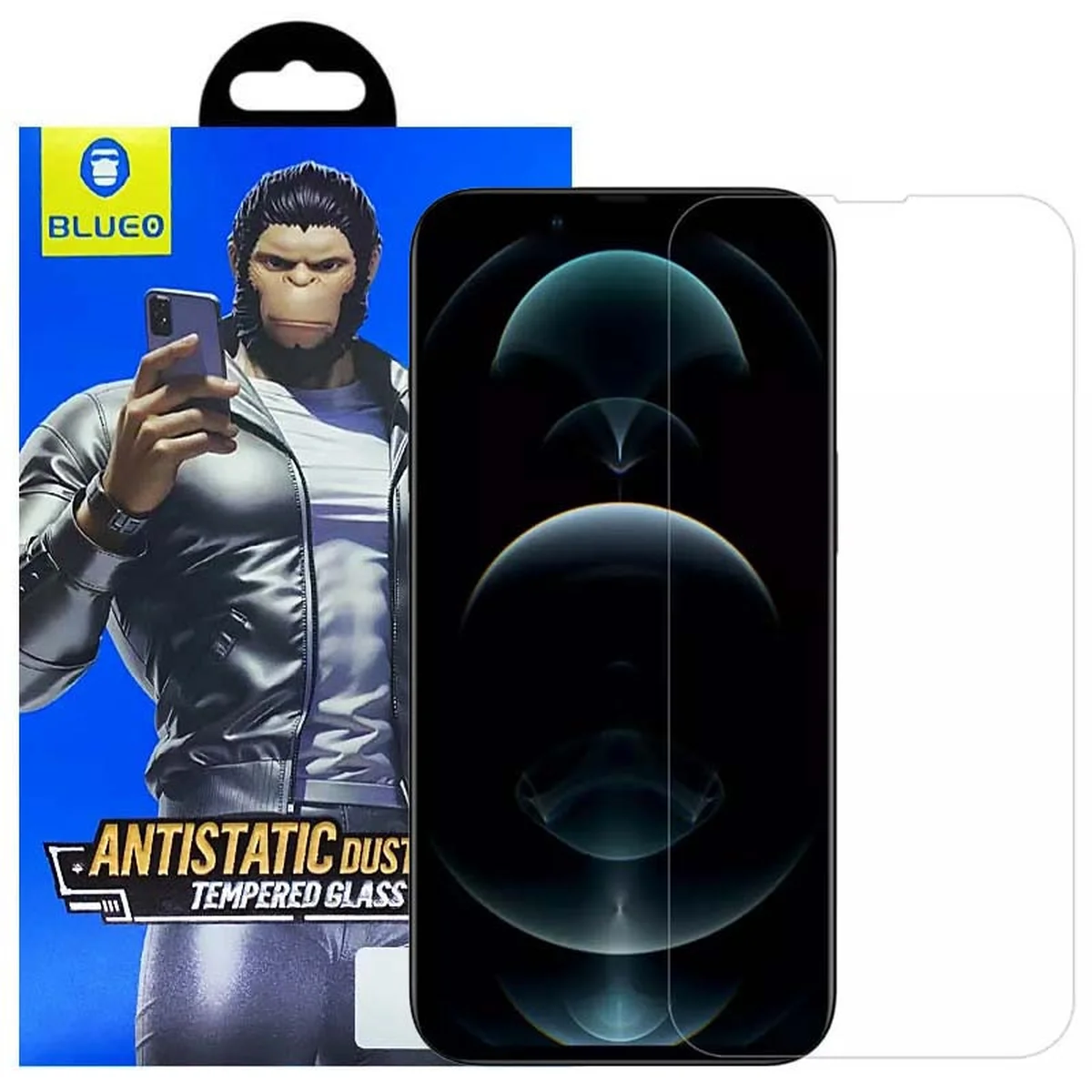 Защитное 2.5D стекло Blueo Full Cover HD Clear для Apple iPhone 14 Pro (6.1") Прозрачное