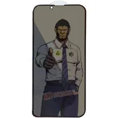Захисне скло Privacy 5D Anti-Static (тех.пак) для Apple iPhone 14 Pro (6.1") Чорний