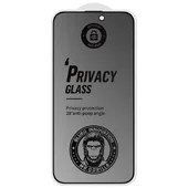 Защитное 2.5D стекло Blueo Full Cover Anti-Peep Matte для Apple iPhone 14 Pro (6.1") Черный
