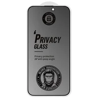 Защитное 2.5D стекло Blueo Full Cover Anti-Peep Matte для Apple iPhone 14 Pro (6.1") Черный