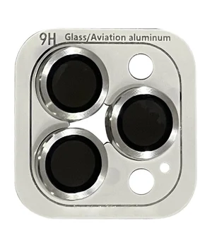 Защитное стекло Metal Classic на камеру (в упак.) для Apple iPhone 14 Pro (6.1") / 14 Pro Max (6.7") Серебряный / Silver Защитное стекло Metal Classic на камеру (в упак.) для Apple iPhone 14 Pro (6.1") / 14 Pro Max (6.7") Серебряный / Silver