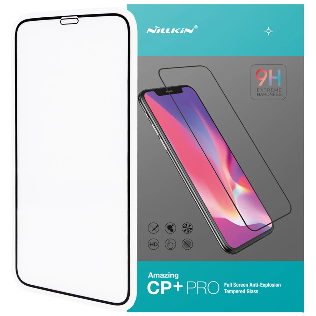 Защитное стекло Nillkin (CP+PRO) для Apple iPhone 14 Pro Max (6.7") Черный