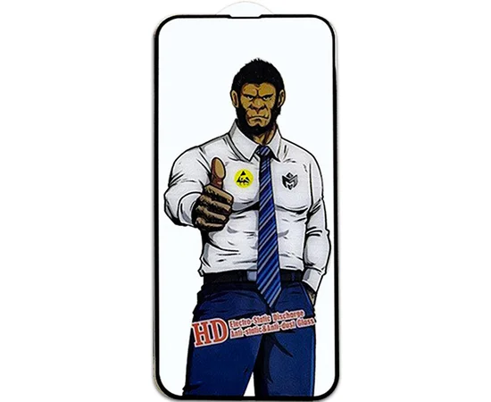 Захисне скло 5D Anti-static Pro для Apple iPhone 14 Pro Max (6.7") Чорний