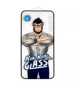 Захисне 2.5D скло King Kong HD для Apple iPhone 14 Pro Max / 15 Plus (6.7") Чорний