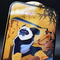 Захисне скло 5D Anti-static Panda для Apple iPhone 14 Pro Max (6.7") Чорний