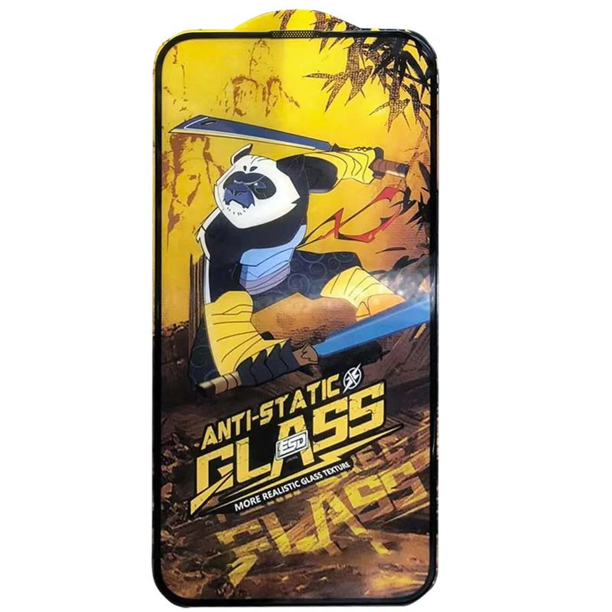 Захисне скло 5D Anti-static Panda для Apple iPhone 14 Pro Max (6.7") Чорний