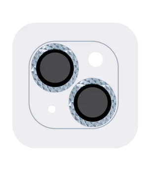 Защитное стекло Metal Shine на камеру (в упак.) для Apple iPhone 15 (6.1") / 15 Plus (6.7") Голубой / Light Blue Защитное стекло Metal Shine на камеру (в упак.) для Apple iPhone 15 (6.1") / 15 Plus (6.7") Голубой / Light Blue