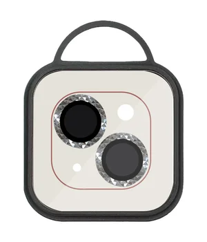 Защитное стекло Metal Shine на камеру (в упак.) для Apple iPhone 15 (6.1") / 15 Plus (6.7") Серебряный / Silver Защитное стекло Metal Shine на камеру (в упак.) для Apple iPhone 15 (6.1") / 15 Plus (6.7") Серебряный / Silver