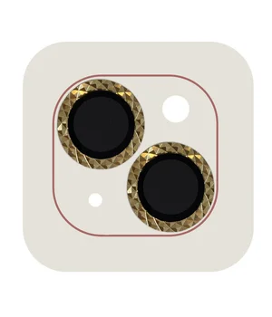 Защитное стекло Metal Shine на камеру (в упак.) для Apple iPhone 15 (6.1") / 15 Plus (6.7") Золотой / Gold Защитное стекло Metal Shine на камеру (в упак.) для Apple iPhone 15 (6.1") / 15 Plus (6.7") Золотой / Gold