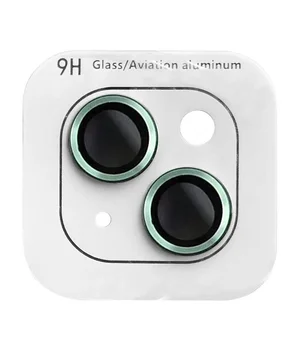 Защитное стекло Metal Classic на камеру (в упак.) для Apple iPhone 15 (6.1") / 15 Plus (6.7") Салатовый / Light Green Защитное стекло Metal Classic на камеру (в упак.) для Apple iPhone 15 (6.1") / 15 Plus (6.7") Салатовый / Light Green