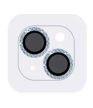 Защитное стекло Metal Shine на камеру (в упак.) для Apple iPhone 15 (6.1") / 15 Plus (6.7") Голубой / Light Blue Защитное стекло Metal Shine на камеру (в упак.) для Apple iPhone 15 (6.1") / 15 Plus (6.7") Голубой / Light Blue