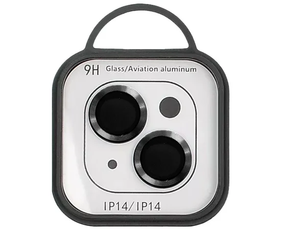 Захисне скло Metal Classic на камеру (в упак.) Apple iPhone 15 (6.1") / 15 Plus (6.7") Чорний / Midnight