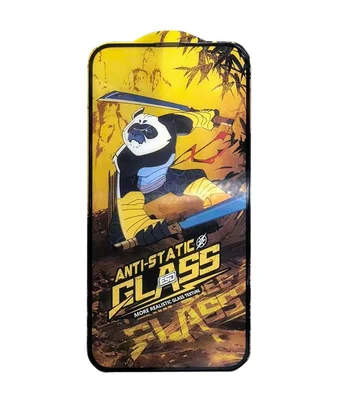 Защитное стекло 5D Anti-static Panda (тех.пак) для Apple iPhone 15 Plus (6.7") Черный