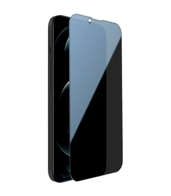 Защитное стекло Privacy 5D Matte (full glue) (тех.пак) для Apple iPhone 15 Plus (6.7") Черный