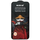Защитное 2.5D стекло Weva AirBag (тех.пак) для Apple iPhone 15 Plus (6.7") Черный