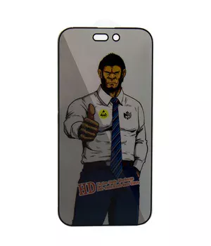 Захисне скло Privacy 5D Anti-Static (тех.пак) для Apple iPhone 15 Plus (6.7") Чорний