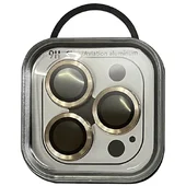 Защитное стекло Metal Classic на камеру (в упак.) для Apple iPhone 15 Pro (6.1") / 15 Pro Max (6.7") Золотой / Gold