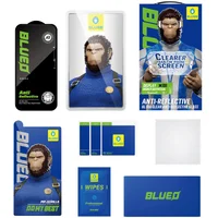Защитное 2.5D стекло Blueo AR Anti-Reflective HD для Apple iPhone 15 Pro (6.1") Черный