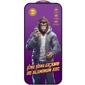 Защитное стекло 5D Anti-static Purple (тех.пак) для Apple iPhone 15 Pro (6.1") Черный