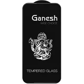 Защитное стекло Ganesh (Full Cover) для Apple iPhone 15 Pro (6.1") Черный