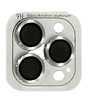 Защитное стекло Metal Classic на камеру (в упак.) для Apple iPhone 15 Pro (6.1") / 15 Pro Max (6.7") Серебряный / Silver Защитное стекло Metal Classic на камеру (в упак.) для Apple iPhone 15 Pro (6.1") / 15 Pro Max (6.7") Серебряный / Silver