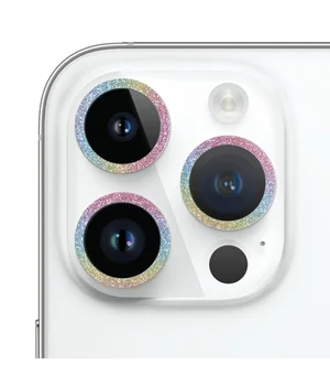 Защитное стекло Metal Sparkles на камеру (в упак.) для Apple iPhone 15 Pro (6.1") /15 Pro Max (6.7") Сиреневый / Rainbow Защитное стекло Metal Sparkles на камеру (в упак.) для Apple iPhone 15 Pro (6.1") /15 Pro Max (6.7") Сиреневый / Rainbow
