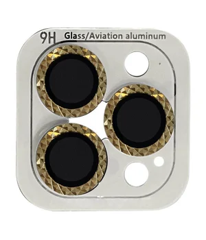 Защитное стекло Metal Shine на камеру (в упак.) для Apple iPhone 15 Pro (6.1") / 15 Pro Max (6.7") Золотой / Gold Защитное стекло Metal Shine на камеру (в упак.) для Apple iPhone 15 Pro (6.1") / 15 Pro Max (6.7") Золотой / Gold