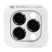 Защитное стекло Metal Classic на камеру (в упак.) для Apple iPhone 15 Pro (6.1") / 15 Pro Max (6.7") Черный / Midnight