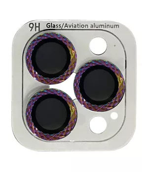 Защитное стекло Metal Shine на камеру (в упак.) для Apple iPhone 15 Pro (6.1") / 15 Pro Max (6.7") Сиреневый / Rainbow Защитное стекло Metal Shine на камеру (в упак.) для Apple iPhone 15 Pro (6.1") / 15 Pro Max (6.7") Сиреневый / Rainbow