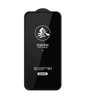Защитное стекло Remax 3D (GL-27) для Apple iPhone 15 Pro (6.1") Черный