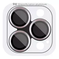 Захисне скло Metal Classic на камеру (в упак.) Apple iPhone 15 Pro (6.1") / 15 Pro Max (6.7") Сірий / Titanium Gray