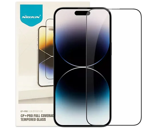 Защитное стекло Nillkin (CP+PRO) для Apple iPhone 15 Pro (6.1") Черный