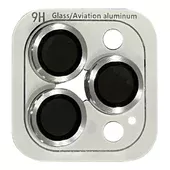 Захисне скло Metal Classic на камеру (в упак.) Apple iPhone 15 Pro (6.1") / 15 Pro Max (6.7") Срібний / Silver