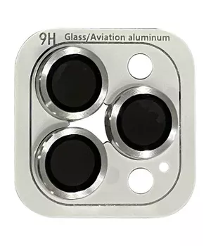 Защитное стекло Metal Classic на камеру (в упак.) для Apple iPhone 15 Pro (6.1") / 15 Pro Max (6.7") Серебряный / Silver Защитное стекло Metal Classic на камеру (в упак.) для Apple iPhone 15 Pro (6.1") / 15 Pro Max (6.7") Серебряный / Silver