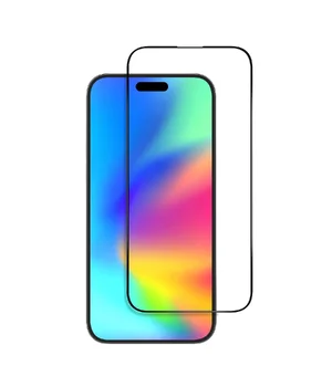 Защитное стекло "Borofone"Full Glue HD для Apple iPhone 15 Pro Max (6.7") Черный