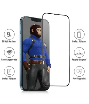 Защитное 2.5D стекло Blueo Corning Gorilla Glass для Apple iPhone 15 Pro Max (6.7") Черный Защитное 2.5D стекло Blueo Corning Gorilla Glass для Apple iPhone 15 Pro Max (6.7") Черный