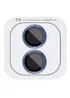 Захисне скло Metal Classic на камеру (в упак.) Apple iPhone 16 (6.1") / 16 Plus (6.7") Синій / Ultramarine