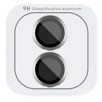 Защитное стекло Metal Classic на камеру (в упак.) для Apple iPhone 16 (6.1") / 16 Plus (6.7") Серебряный / Silver