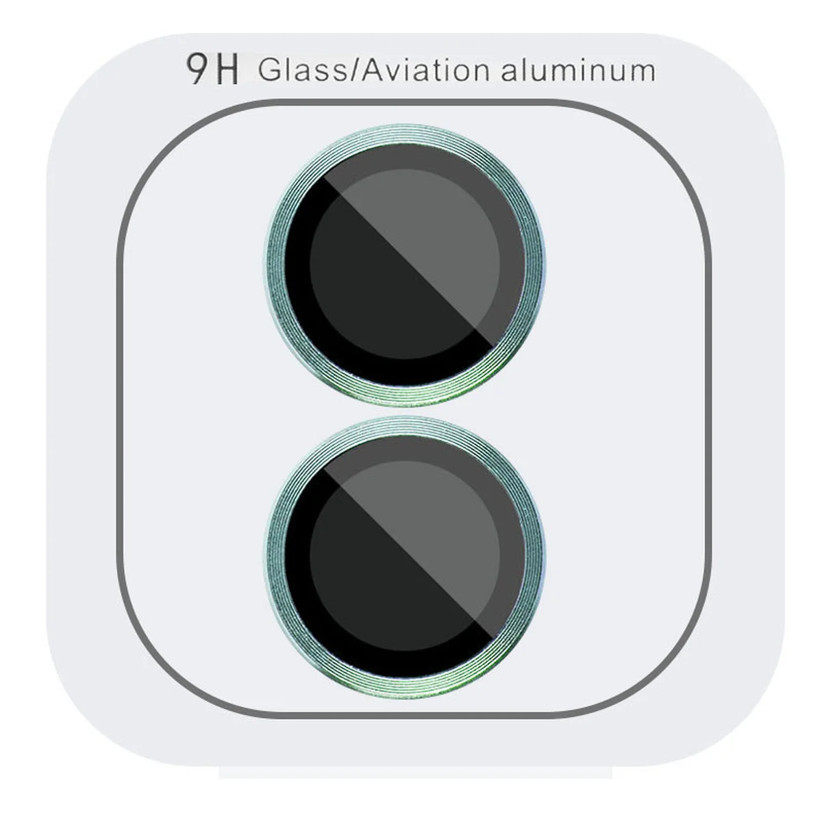 Защитное стекло Metal Classic на камеру (в упак.) для Apple iPhone 16 (6.1") / 16 Plus (6.7") Бирюзовый / Azure