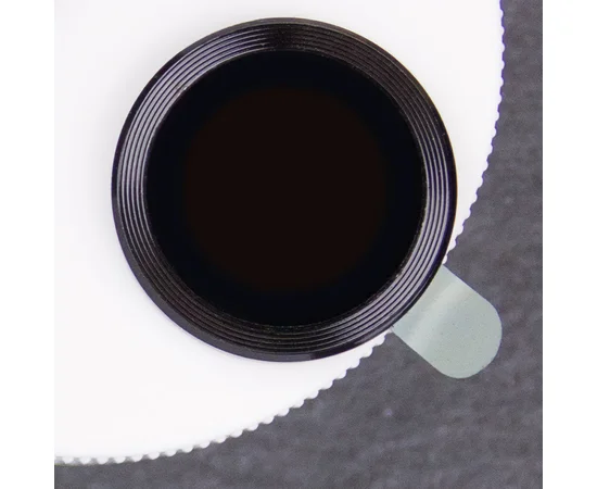 Защитное стекло Metal Classic на камеру (в упак.) для Apple iPhone 16 (6.1") / 16 Plus (6.7") Черный / Black