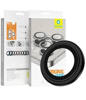 Защитное стекло BlueO Metal на камеру для Apple iPhone 16 (6.1") / 16 Plus (6.7") Черный / Black Защитное стекло BlueO Metal на камеру для Apple iPhone 16 (6.1") / 16 Plus (6.7") Черный / Black