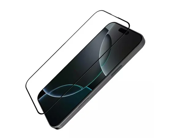 Защитное стекло Nillkin (CP+ max 3D) (full glue) для Apple iPhone 16 (6.1") Черный