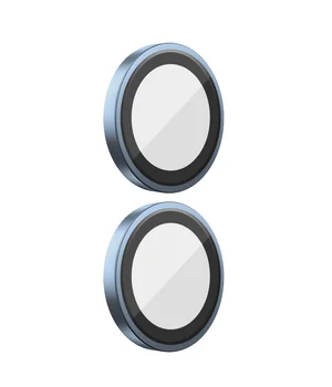 Защитное стекло BlueO Metal на камеру для Apple iPhone 16 (6.1") / 16 Plus (6.7") Синий / Blue Защитное стекло BlueO Metal на камеру для Apple iPhone 16 (6.1") / 16 Plus (6.7") Синий / Blue