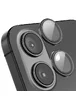 Защитное стекло Metal Classic на камеру (в упак.) для Apple iPhone 16 (6.1") / 16 Plus (6.7") Черный / Black
