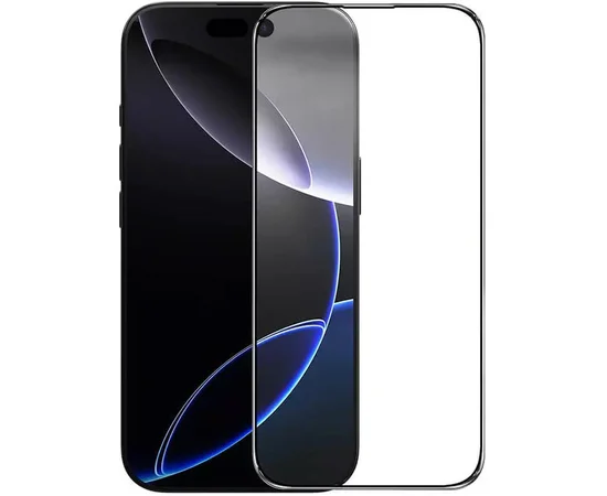 Защитное стекло Nillkin (CP+PRO) для Apple iPhone 16 (6.1") (+ аппликатор) Черный